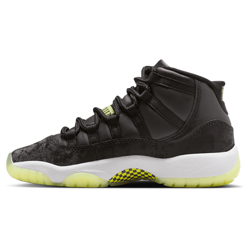 Boys' Grade School Retro 11 SS Black/Dark Raisin/Volt - View 2