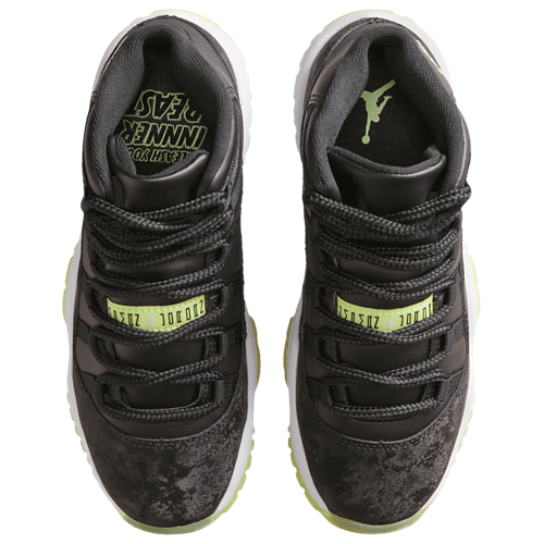 Boys' Grade School Retro 11 SS Black/Dark Raisin/Volt - View 4