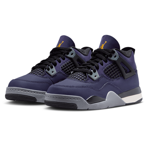 Boys' Preschool Retro 4 Purple/Black - View 6