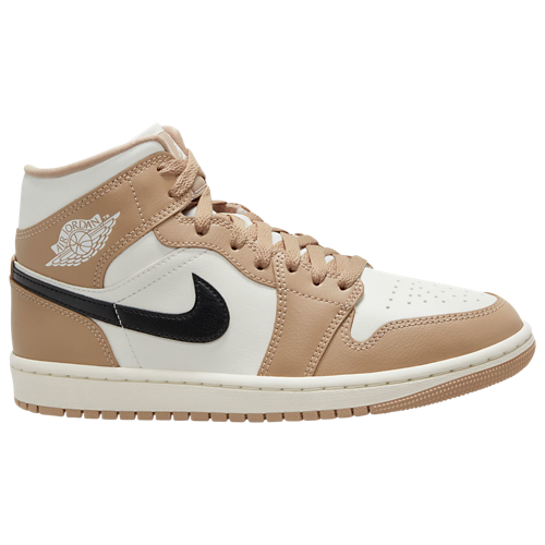 AJ 1 Mid Black/Sail/Desert - View 1