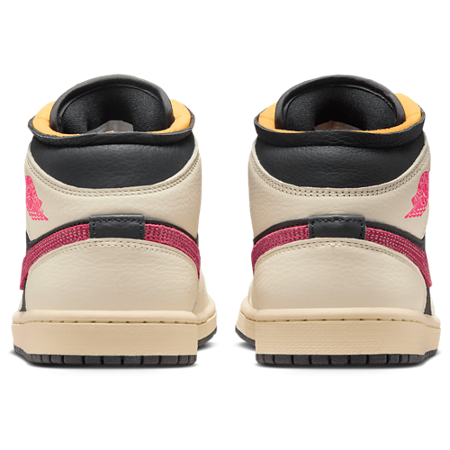 Women's 1 Mid SE EDG Black/Racer Pink/Pale Ivory - View 3