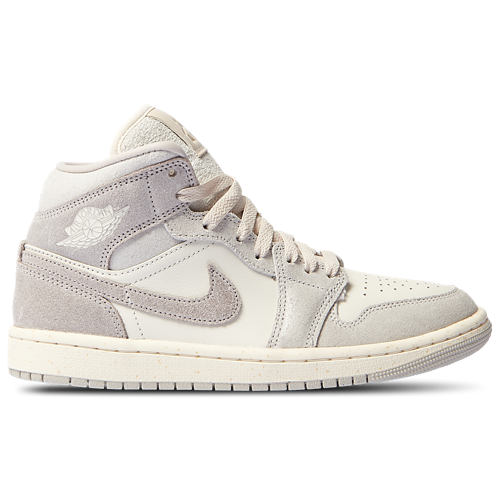 Women's AJ 1 Mid SE Light Iron Ore/Enigma Stone/Pale Ivory - View 1