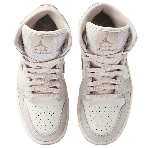 Women's AJ 1 Mid SE Light Iron Ore/Enigma Stone/Pale Ivory - View 4