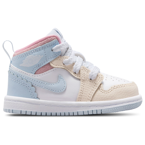 Girls' Toddler 1 Mid SE Fem Half Blue/Pale Ivory/White - View 1