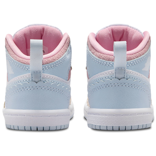 Girls' Toddler 1 Mid SE Fem Half Blue/Pale Ivory/White - View 3