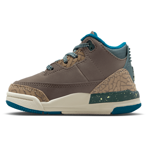 Boys' Toddler Retro 3 UNI Khaki/Olive Grey/Green Abyss - View 2