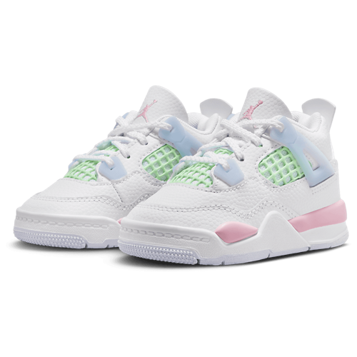 Girls' Toddler 4 Retro FEM Half Blue/White/Medium Soft Pink - View 6