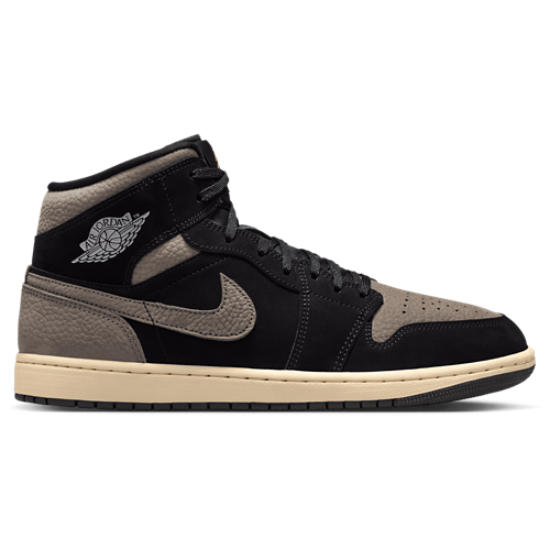 Men's 1 Mid SE Black/Olive Grey/Light Wild Mango - View 1