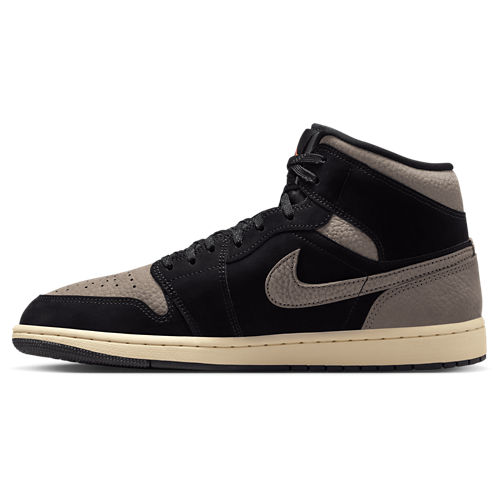 Men's 1 Mid SE Black/Olive Grey/Light Wild Mango - View 2