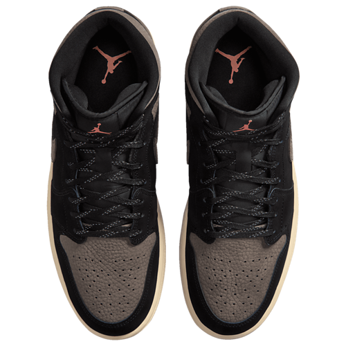 1 Mid SE Black/Olive Grey/Light Wild Mango - View 4