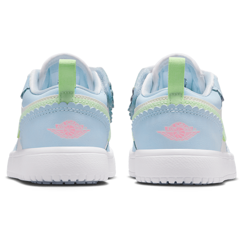 Girls' Preschool AJ 1 Low ALT SE Fem Vapor Green/Half Blue/Sail - View 3