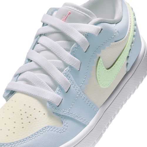 Girls' Preschool AJ 1 Low ALT SE Fem Vapor Green/Half Blue/Sail - View 7