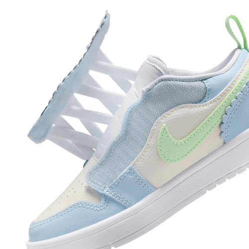 Girls' Preschool AJ 1 Low ALT SE Fem Vapor Green/Half Blue/Sail - View 9