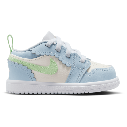 Girls' Toddler AJ 1 Low ALT SE Fem Half Blue/Vapor Green/Sail - View 1