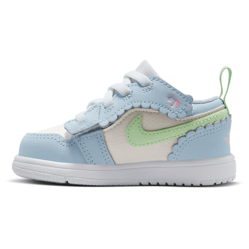 Girls' Toddler AJ 1 Low ALT SE Fem Half Blue/Vapor Green/Sail - View 2