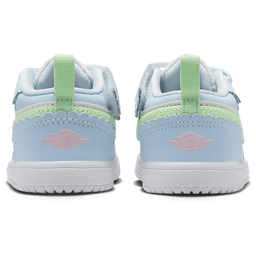 Girls' Toddler AJ 1 Low ALT SE Fem Half Blue/Vapor Green/Sail - View 3