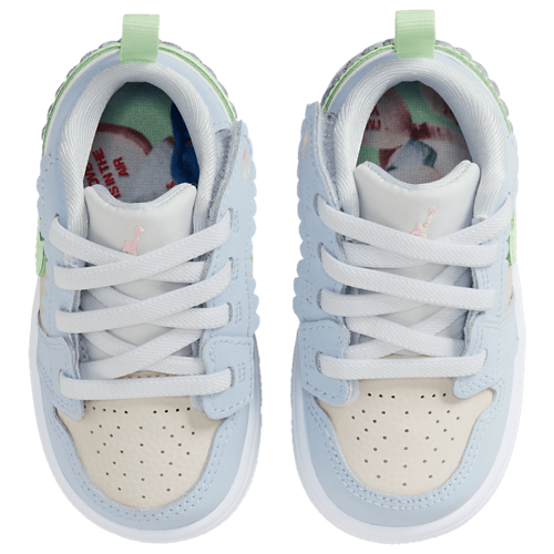 Girls' Toddler AJ 1 Low ALT SE Fem Half Blue/Vapor Green/Sail - View 4
