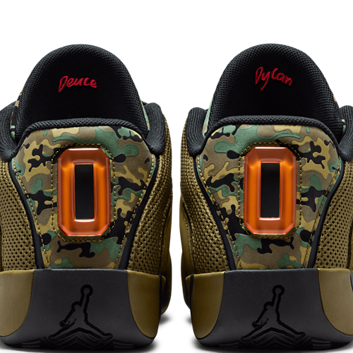 Men's Tatum 4 ASW Black/Infrared/Moss Green - View 9