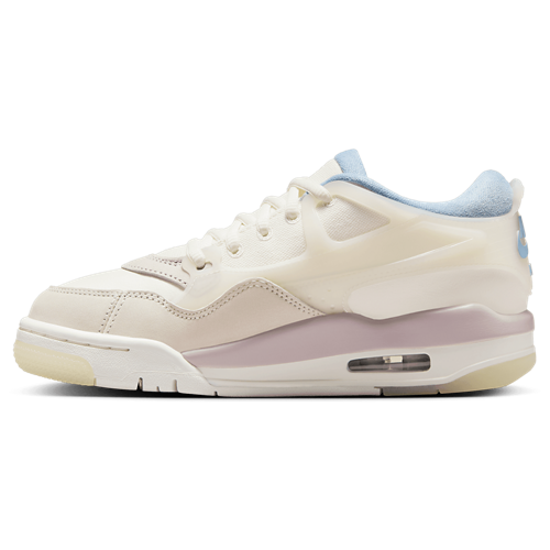 Girls' Grade School AJ 4 Remastered Sail/Purple/Light Armory Blue - View 2