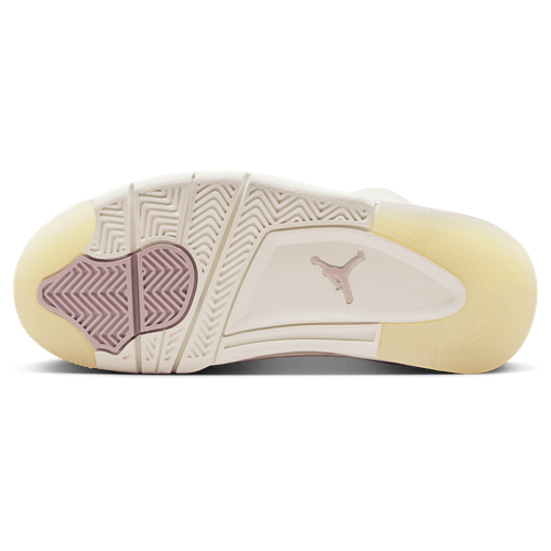Girls' Grade School AJ 4 Remastered Sail/Purple/Light Armory Blue - View 5