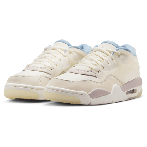 Girls' Grade School AJ 4 Remastered Sail/Purple/Light Armory Blue - View 6