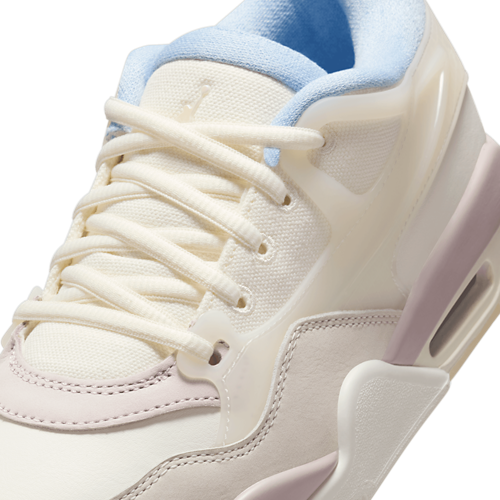 Girls' Grade School AJ 4 Remastered Sail/Purple/Light Armory Blue - View 7