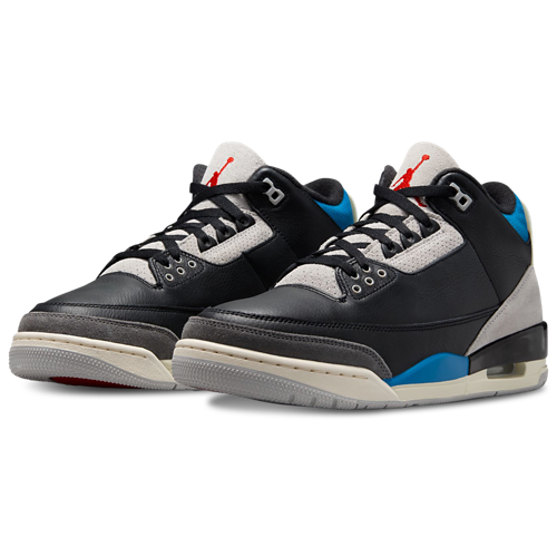 AJ Retro 3 OG Black/Chile Red/Neutral Grey - View 6