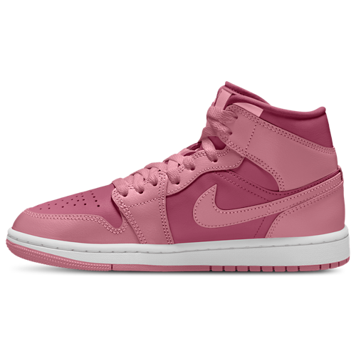 AJ 1 Mid White/Red - View 2