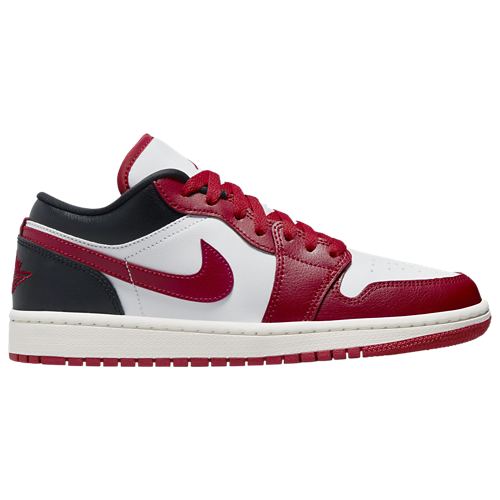 AJ 1 Low Black/White/Red - View 1