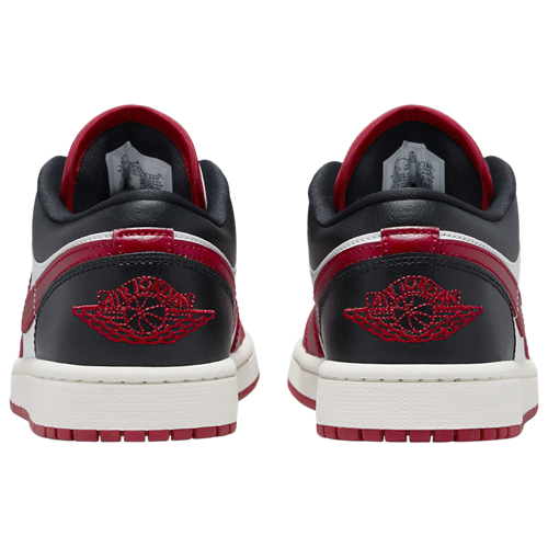 AJ 1 Low Black/White/Red - View 4