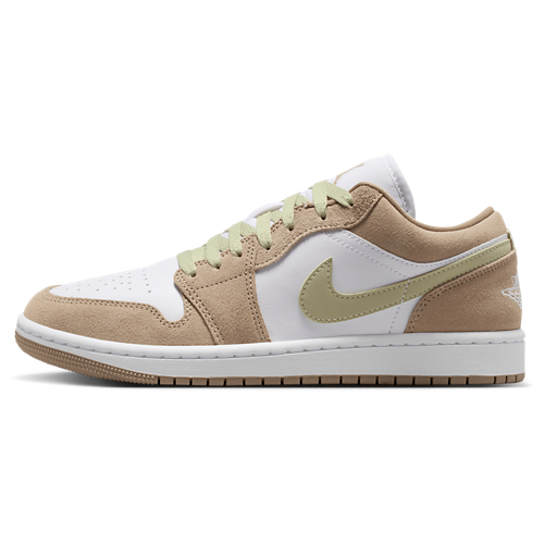 AJ 1 Low White/Olive Aura/Khaki - View 2