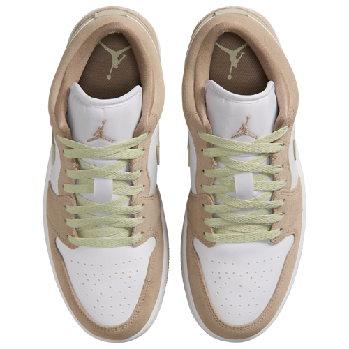 AJ 1 Low White/Olive Aura/Khaki - View 4