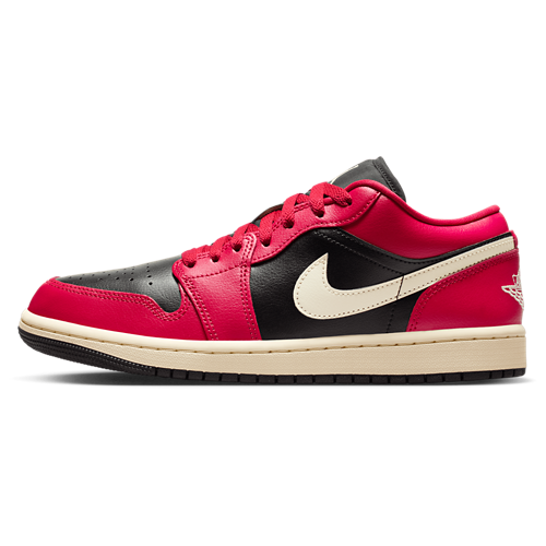 Women's AJ 1 Low Black/Mystic Hibiscus/Coconut Milk - View 2