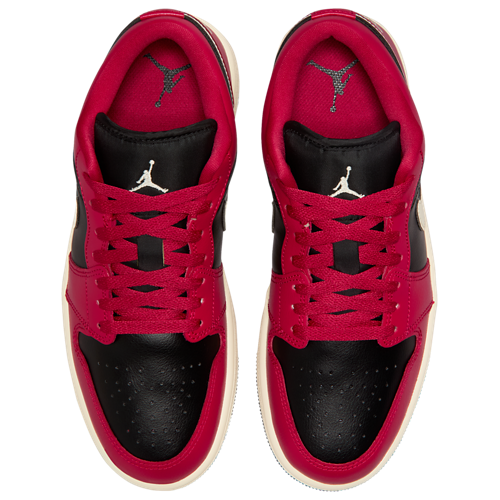 Women's AJ 1 Low Black/Mystic Hibiscus/Coconut Milk - View 4