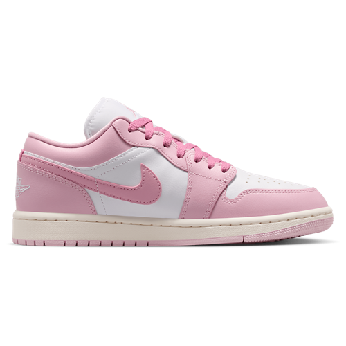 Women's AJ 1 Low Elemental Pink/Iced Carmine/White - View 1