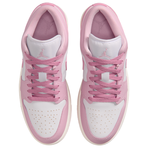 Women's AJ 1 Low Elemental Pink/Iced Carmine/White - View 4