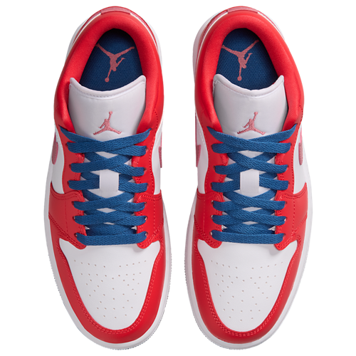 Women's AJ 1 Low Track Red/True Blue/White - View 4
