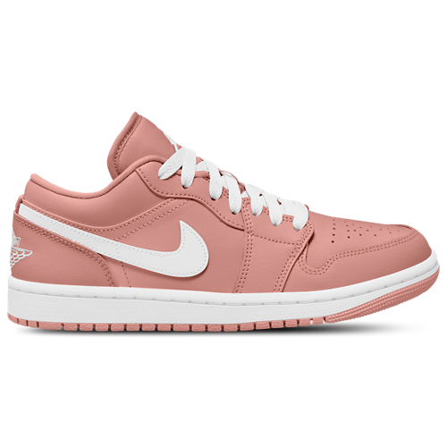 Women's AJ 1 Low Rust Pink/Rust Pink/White - View 1