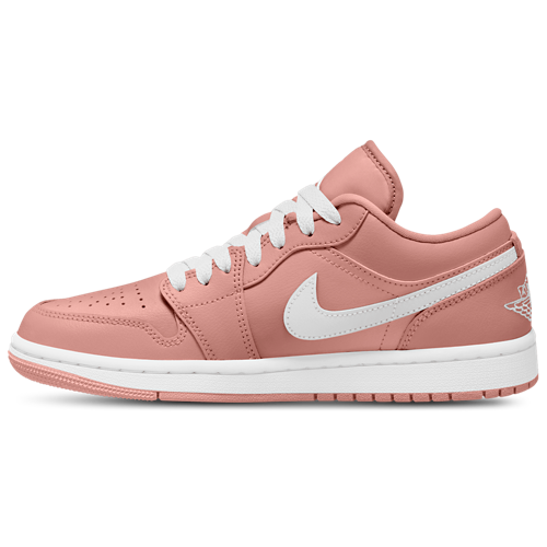 Women's AJ 1 Low Rust Pink/Rust Pink/White - View 2
