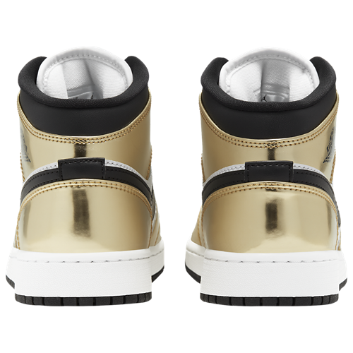 Boys' Grade School AJ 1 Mid SE White/Metallic Gold/Black - View 3