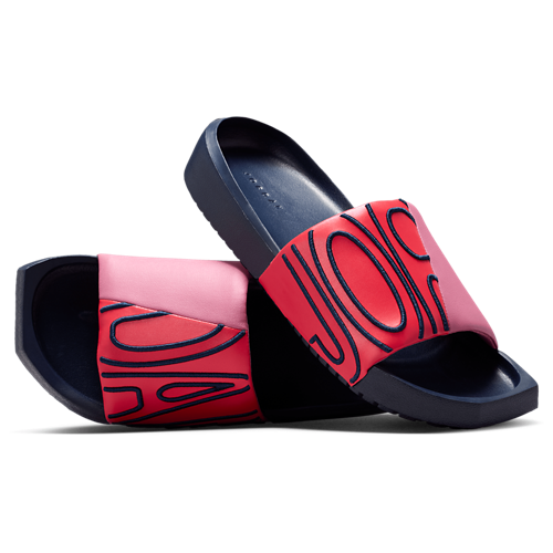 Nola Slides Obsidian/Desert Berry/Track Red - View 3