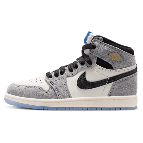 Boys' Preschool Retro 1 High OG Black/Cool Grey/Sail - View 2