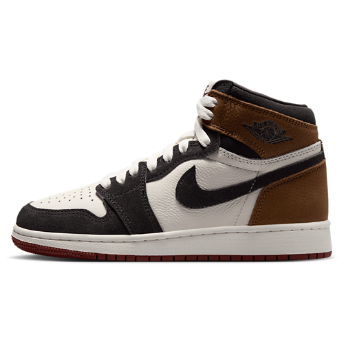Boys' Grade School Retro 1 High OG Shadow Brown/Black - View 2