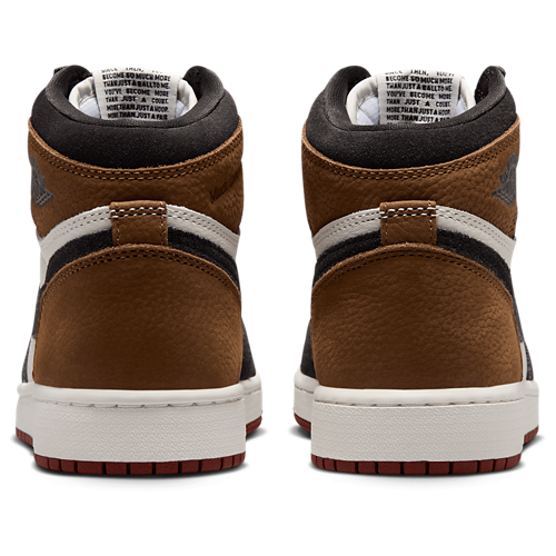 Boys' Grade School Retro 1 High OG Shadow Brown/Black - View 3