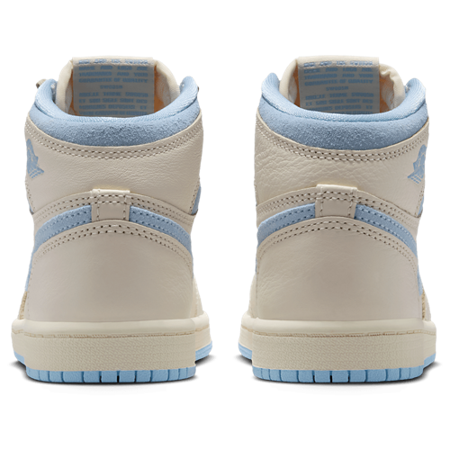 Girls' Preschool Retro 1 High OG Pale Ivory/Psychic Blue/Coconut Milk - View 3