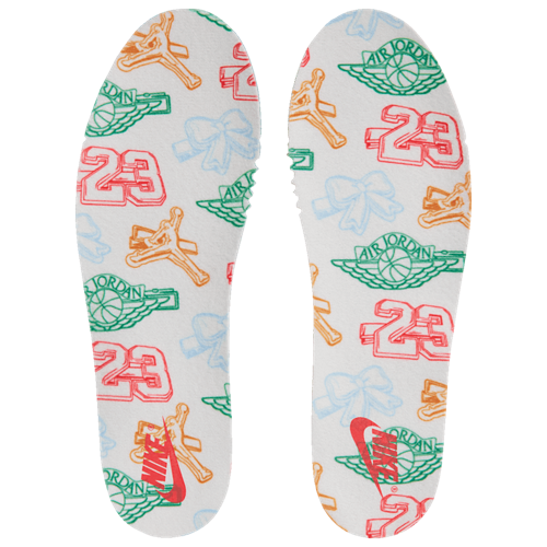 Girls' Preschool Retro 1 High OG Pale Ivory/Psychic Blue/Coconut Milk - View 9