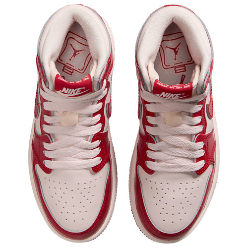 Girls' Preschool Retro 1 High OG Red/Pink/Silver - View 4