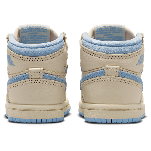 Girls' Toddler Retro 1 HI OG Remastered Pale Ivory/Psychic Blue/Coconut Milk - View 3