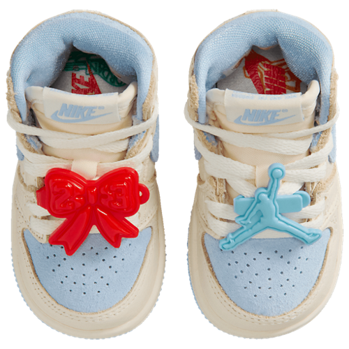 Girls' Toddler Retro 1 HI OG Remastered Pale Ivory/Psychic Blue/Coconut Milk - View 4