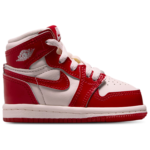 Girls' Toddler Retro 1 High OG Red/Silver/Pink - View 1